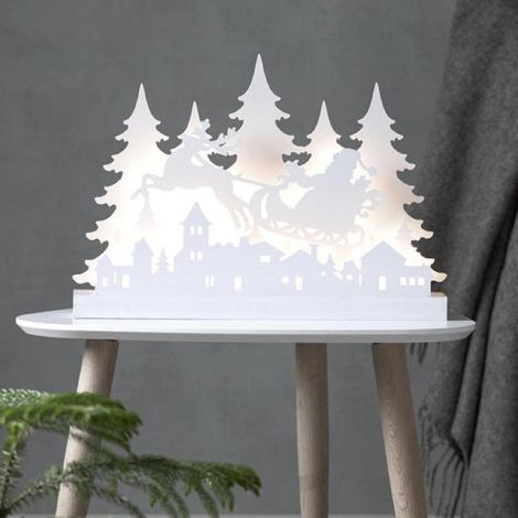 LED-Fensterleuchter "Grandy", Rentiere, Santa,Wald (1/4)