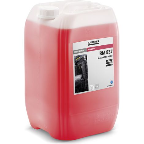 KARCHER Polish VehiclePro Klear Foam RM 837 62957790, Bidon de 20 L, pH 5, pour Lavage Portique et Tunnel, Film Brillant et Resistant (1/2)