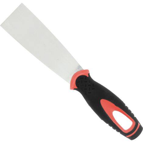 couteau à enduire - lame inox - 4 cm - manche bi-matière - bizline 740149
