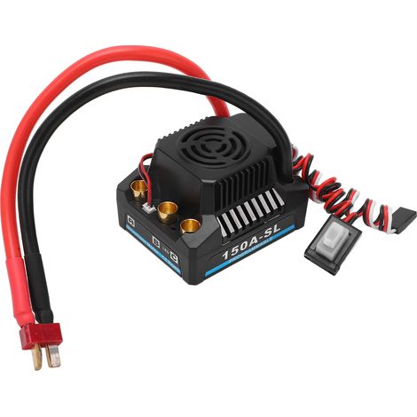 Contrôleur de vitesse électronique (ESC) brushless RC 150A BCE, sortie 5A 5,8V, étanche à l'eau et à la poussière, noir, pour camion RC 1/8 (1/5)