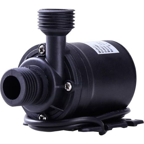 – Pompe à eau submersible 12V 800L/h – Moteur Brushless – Hauteur de levage 5m – Pour fontaines et aquariums (1/5)