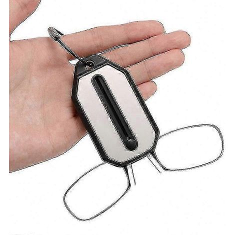 Lunettes de lecture compactes avec clip nasal et étui, design Thinoptics (1/5)