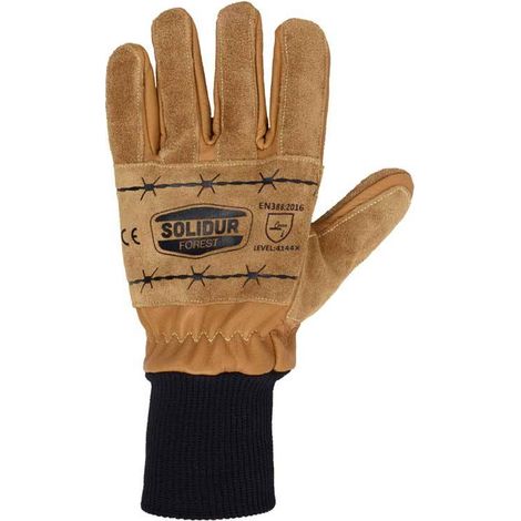 Gants de protection débardage en cuir - T9 - SOLIDUR - GA01-9