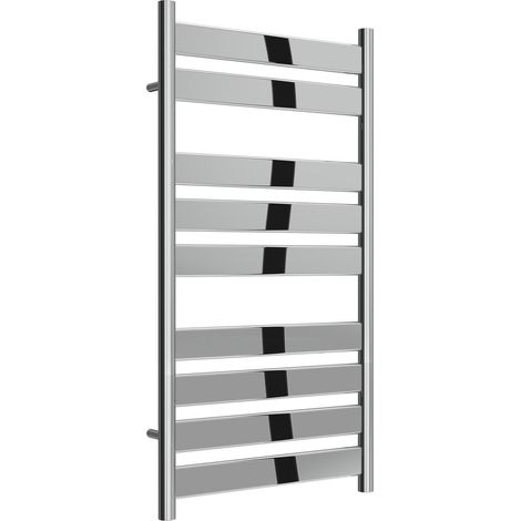 Reina Carpi Flat Panel Heated Towel Rail 950mm H x 500mm W Chrome (1/5)