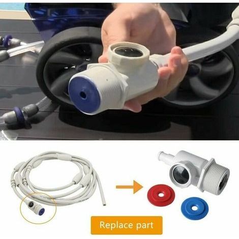 91009001 Assemblage de connecteur Mural Universel pour pièces de Rechange du Nettoyeur de Piscine pour Polaris 380, 280, 180 (1/4)