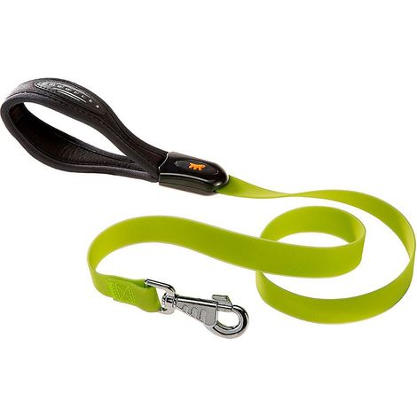 Ferplast EVOLUTION G Guinzaglio in poliestere e Pvc per cani. Vari colori e misure.. Variante G16/110 - Misure: 16 mm x L 110 cm - Verde acido