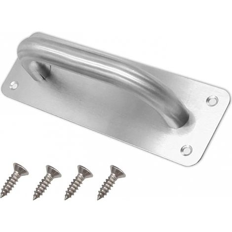 BEBUSINGOTO Edelstahl Schiebetürgriff Eckig Schrankgriff Türgriff (200x65mm)