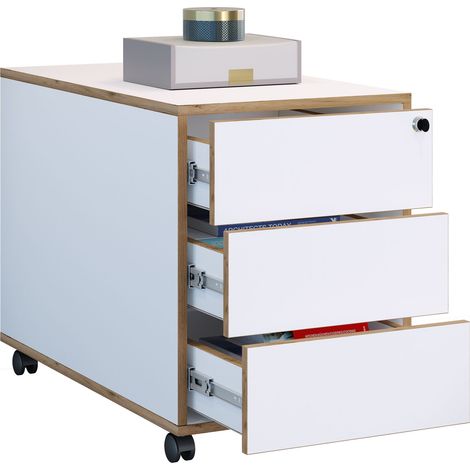 Contenedor de rodillos de oficina Salia 3 Cajón 50x42x70 - VCM