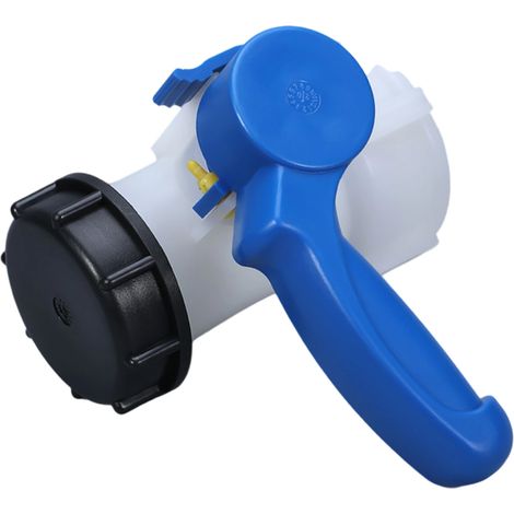 Robinet de réservoir d'eau recyclée 1000l, boîte carrée résistante aux acides et aux alcalis, valve de vidange, nouveaux accessoires de commutateur (1/5)