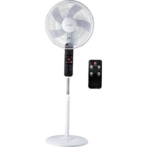 Ventilatore da pavimento Tehri Ø 43 cm con telecomando e motore DC 30W