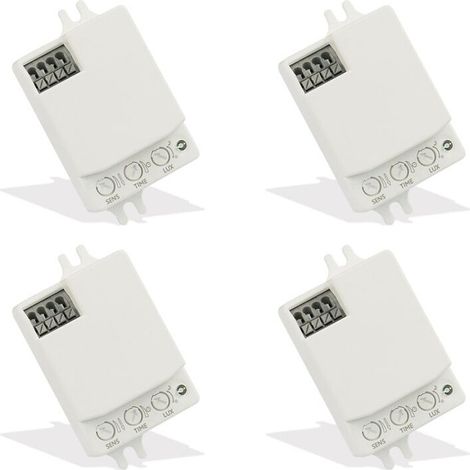 Adatto per quattro interruttori a induzione a microonde da 5,8 GHz, interruttore a induzione intelligente per il corpo umano AC 85-265 V.