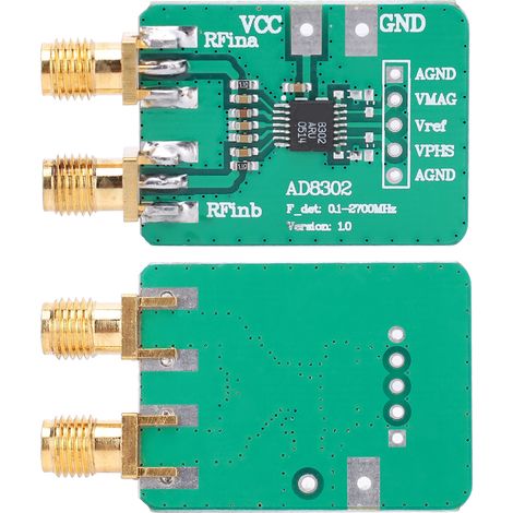 Logarithmischer Detektor HF-Signalleistungsmodul AD8302 Mikrowellen-Hochfrequenzerkennung (1/5)