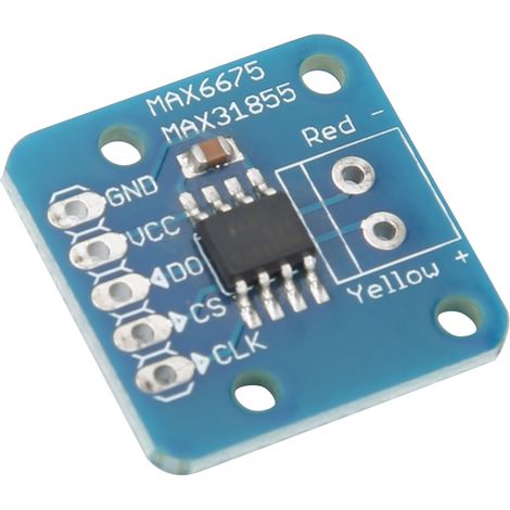 Module MAX6675 avec thermocouple type K, capteur haute température -200°C à 1350°C, alimentation 3-5V DC pour projets DIY (1/5)
