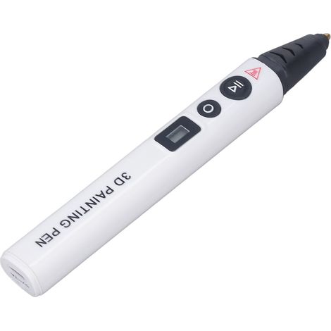Stylo d'impression 3D ergonomique et réglable, avec consommables, carnet de modèles et planche à dessin transparente. (1/5)
