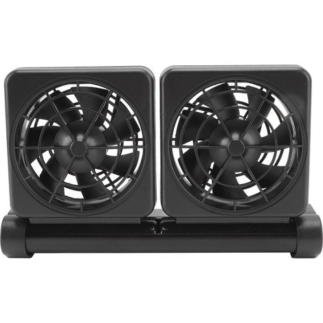 Ventilateur de refroidissement pour aquarium, 2 vitesses, angle réglable, 2 têtes, pour eau douce et eau de mer (1/5)