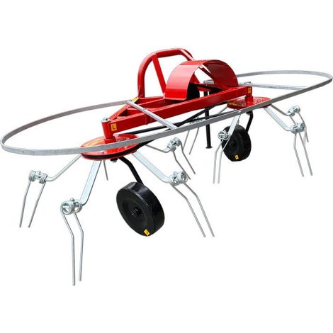 Giravoltafieno Portato Doppio Gruppo Molle 270 cm (1/3)