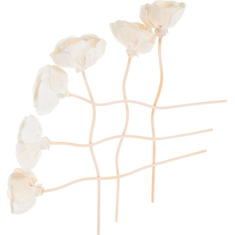 8 Pièces Fleurs Diffuseur Parfum en Rotin Bâtonnets Fleurs Diffuseur Parfum Accessoires pour D'Intérieur pour Huile Essentielle Salo (1/5)