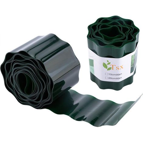rouleau de bordure jardin clôture paysagère décorative pour plantes et fleurs accessoires extérieur 15 x 900 cm 900 cm 15 x (1/5)