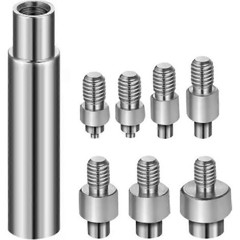 Écrous à insert en laiton thermofusibles pour impression 3D plastique - Kit de colle thermofusible M2,5-M8 avec pointes de fer à souder (1/5)