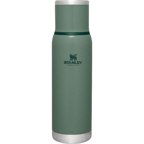 Stanley 1913 Adventure To-Go Borraccia Termica 1.0L - Freddo 27 Ore - Caldo 25 Ore - Antigoccia - Coperchio Isolato - Senza BPA - Thermos Lavabile In Lavastoviglie - Hammertone Green (1/4)