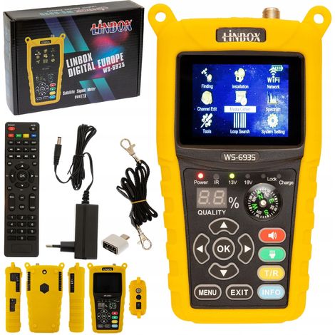 Anteprima del misuratore satellitare linbox WS-6935 DVB-S2