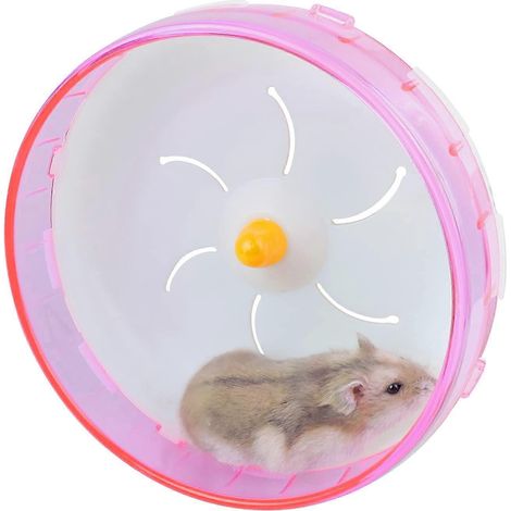 Hamsterlaufrad, 18 cm, geräuschloses Laufrad, Zubehör für Zwerghamsterkäfige