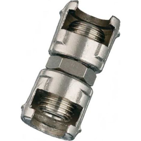 Conector de 2 tuercas fresadas 12/A 1/4 pz.1 Bl Ani