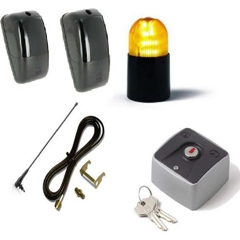 Kit accessoire 1 paire photocellules,1 lampe CALPXLAMP, 1 antenne, 1contact à clé ELETTROKIT 2 - CARDIN (1/2)
