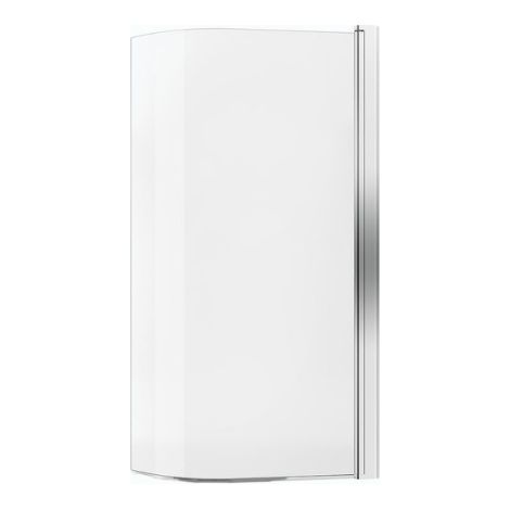 Siko – Pare-baignoire en verre 150x85 cm – VZFORTUNA150TCR – Chrome brillant – Ouverture battante – Pour baignoire d'angle Laguna Fortuna Plus (1/2)