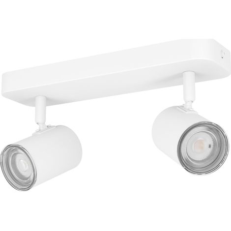 plafonnier Consuma 1, barre spot 2 flammes, plafond salle de bain (1/5)