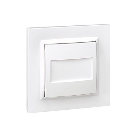 Plaque aveugle couleur blanc Série 10 8x3x8cm SIMON (1/2)