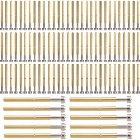 Lotto di 100 sonde, primavera 9 artigli, pin caricato P156‑H, forniture industriali, del diametro di 2,36 mm (1/5)