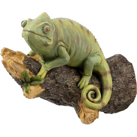 Escultura de lagarto arbóreo, figuras de resina para jardín, decoración de césped, verde, escultura de lagarto (1/5)