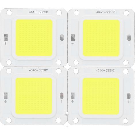 4 COB LED 60W 6500K 150-170V Pure White Plafonnier Downlight Source Lumineux