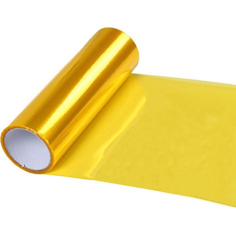 30cm x 200cm Car Lighting Yellow Tint Vinyl Film for Headlight Taillight Fog Light Protective Cover Sticker Color Changing Car Light