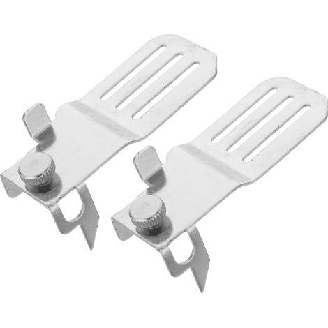 Porte-stylo à pince pour mètre ruban, 2 pièces en fer galvanisé (1/5)