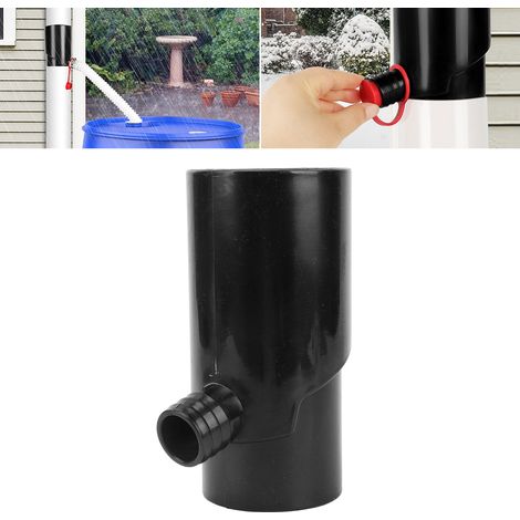 Diverteur de Gouttière pour Collection d'Eau de Pluie Kit EcoJardinage Aquarium Douille Ronde 8cm Plastique Économiseur d'eau Écoinstallation (1/5)