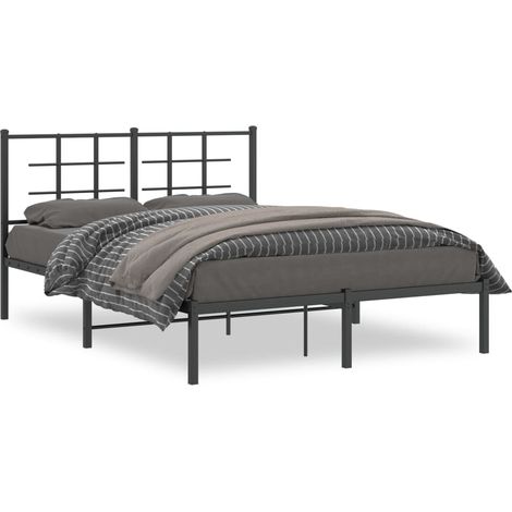 Maison Exclusive - Estructura cama sin colchón con cabecero metal (1/5)