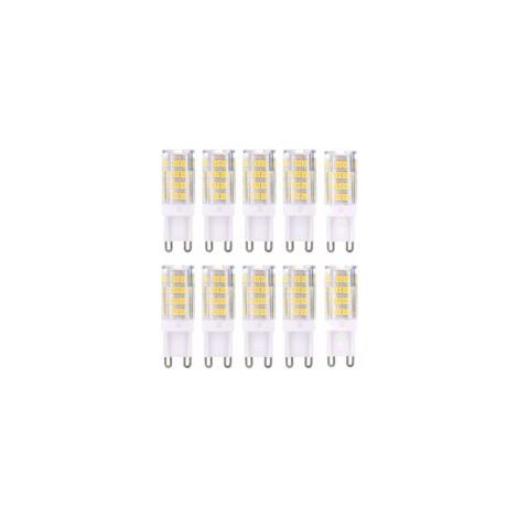 G9 LED Lampe Ampoules, Blanc Chaud 3000K 5W Lumiere équivalent aux ampoules halogènes de 40 W 420 lumens not dimmable, lot de 10