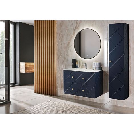 Ensemble complet de salle de bain - 90 cm - Aurore Blue - Livraison gratuite (1/5)