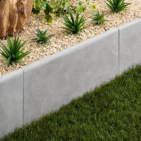 Bordure de jardin Pierre de l'Atlas Gris 61x33x3 cm (à l'unité) - RO'MA NATURE (1/4)