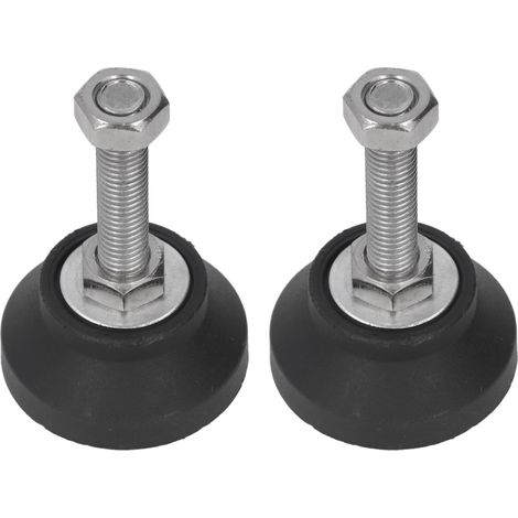 Set mit 2 Nivellierfüßen für Möbel, 90 kg Tragkraft, verstellbare Stütze mit fester Nivellierschraube (1/5)