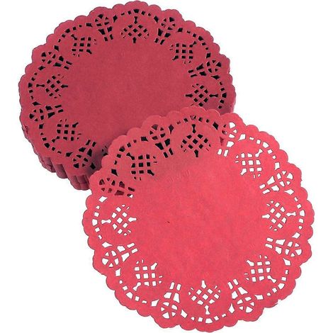 Napperons ronds en papier pour décoration de mariage et loisirs créatifs, 100 pièces, couleurs assorties (1/5)