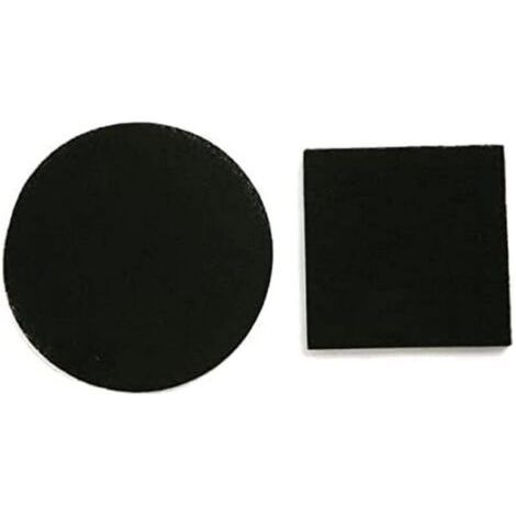 Paquet de 8 filtres à compost à charbon actif, filtres de remplacement ronds pour seau à compost de cuisine, ensembles de recharge de seau de comptoir, compatibles avec le collecteur de compos (1/5)