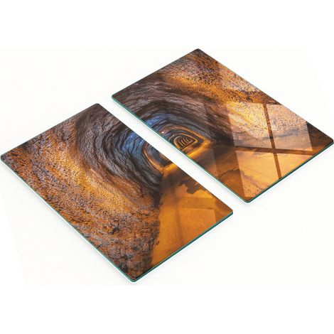 Tableros de vidrio decorativos multifuncionales con t煤nel de impresi贸n 2x30x52 cm