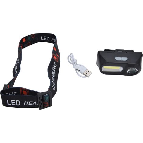 frontale LED mini rechargeable USB réglable idéale pour le (1/5)