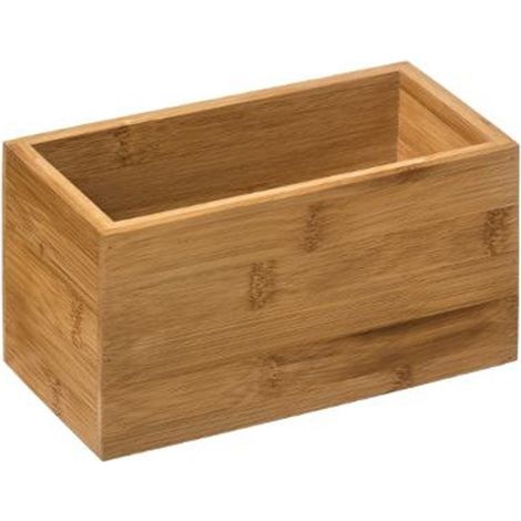 Five Simply Smart – Organiseur tiroir en bambou naturel 18cm – Dimensions L. 18 x P. 9,5 x H. 9 cm – Rangement efficace pour tiroirs (1/2)