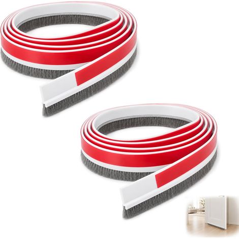 2 boudins Porte 100x3cm Blancs Coupe Ajustable Anti-Courant d'air (1/5)