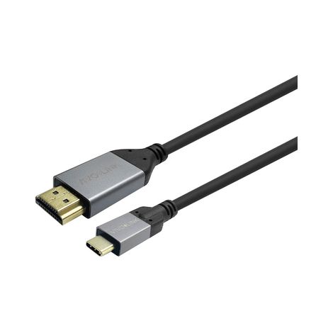 Cavo adattatore Vivolink PROUSBCHDMIMM2 da USB C a HDMI, colore nero. (1/2)