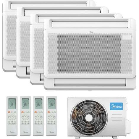 Climatizzatore Midea Console Quadri 12000+12000+12000+12000 M40-36FN8-Q R-32